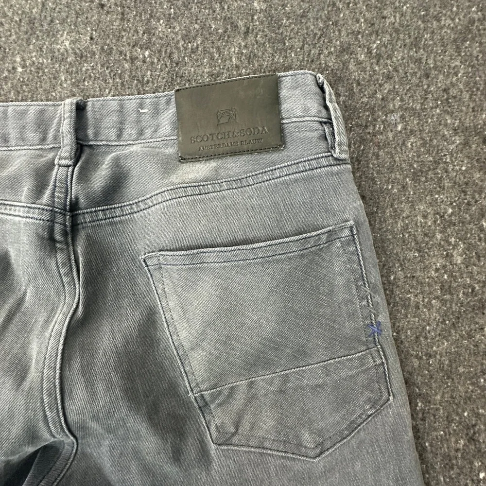 Scotch & Soda Jeans Mens 29x32 Gray Ralston Slim Fit Amsterdams Blauw Denim
